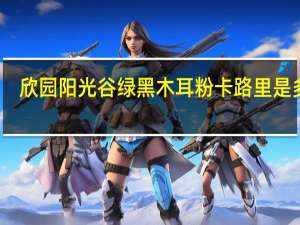 欣园阳光谷绿 黑木耳粉卡路里是多少