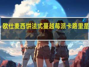 欧仕麦西饼 法式蔓越莓派卡路里是多少