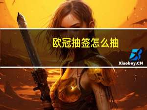 欧冠抽签怎么抽