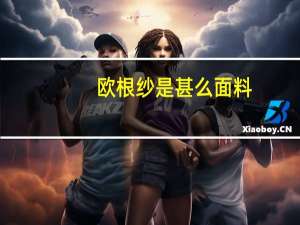欧根纱是甚么面料
