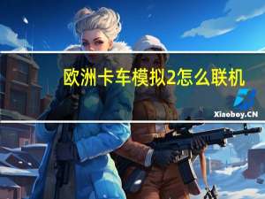 欧洲卡车模拟2怎么联机（欧洲卡车模拟2联机教程）