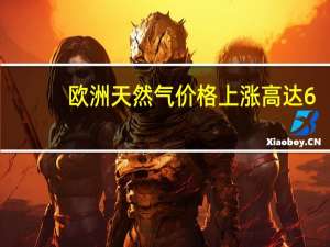 欧洲天然气价格上涨高达6.6%此前周三已经上涨了28%