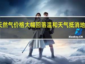 欧洲天然气价格大幅回落 温和天气抵消地缘冲突风险