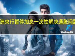 欧洲央行暂停加息 一次性解决通胀问题成关键
