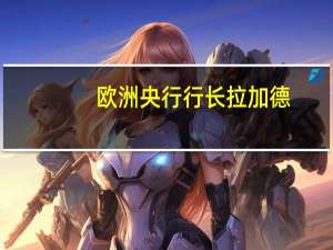 欧洲央行行长拉加德：较高的融资成本对银行的盈利能力产生压力