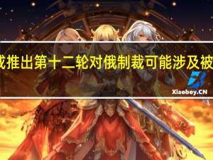 欧盟下月或推出第十二轮对俄制裁可能涉及被冻结俄资产问题
