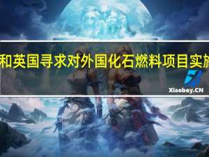 欧盟和英国寻求对外国化石燃料项目实施补贴禁令 (英国金融时报)