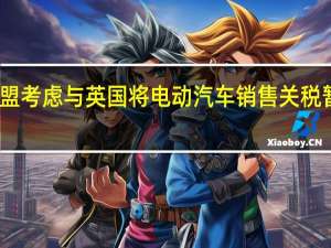 欧盟考虑与英国将电动汽车销售关税暂缓一年