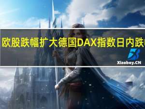 欧股跌幅扩大 德国DAX指数日内跌幅达1%