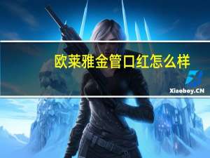 欧莱雅金管口红怎么样
