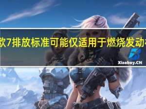 欧7排放标准可能仅适用于燃烧发动机模型