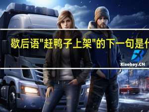 歇后语"赶鸭子上架"的下一句是什么？