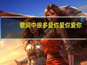 歌词中很多爱你爱你爱你（我爱你很多歌词）