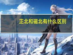 正北和磁北有什么区别