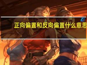 正向偏置和反向偏置什么意思