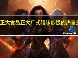 正大食品 正大 广式腊味炒饭的热量是多少