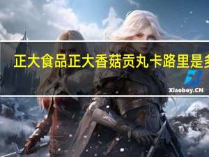 正大食品 正大 香菇贡丸卡路里是多少