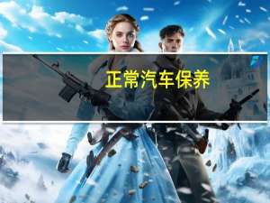 正常汽车保养