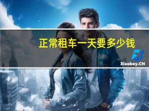 正常租车一天要多少钱