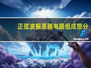 正弦波振荡器电路组成部分