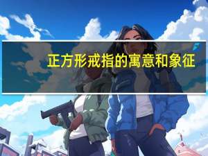 正方形戒指的寓意和象征
