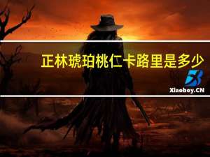 正林琥珀桃仁卡路里是多少
