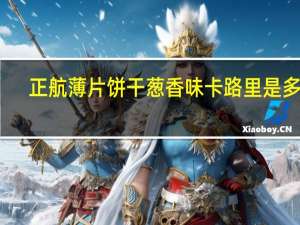 正航 薄片饼干葱香味卡路里是多少