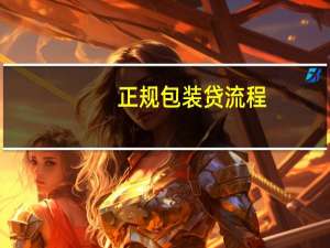 正规包装贷流程