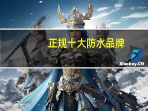 正规十大防水品牌