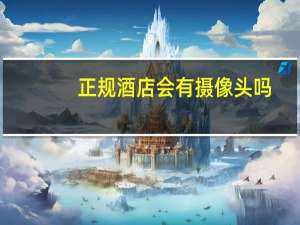 正规酒店会有摄像头吗