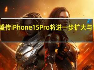 此前一直盛传iPhone15Pro将进一步扩大与普通版的差异性