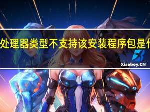 此处理器类型不支持该安装程序包是什么原因（此处理器类型不支持该安装程序包）