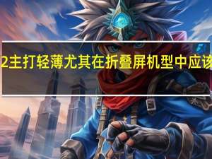 此次荣耀MagicV2主打轻薄尤其在折叠屏机型中应该会属于独一无二的存在