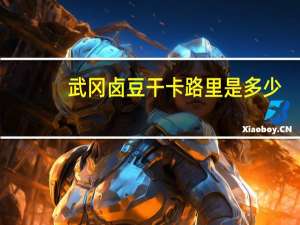 武冈 卤豆干卡路里是多少