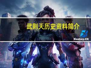 武则天历史资料简介（武则天历史资料）
