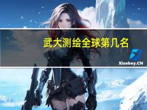 武大测绘全球第几名