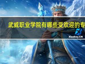 武威职业学院有哪些受欢迎的专业
