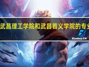 武昌理工学院和武昌首义学院的专业对比