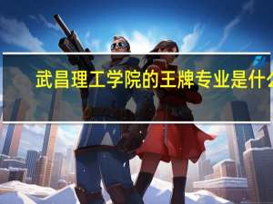 武昌理工学院的王牌专业是什么
