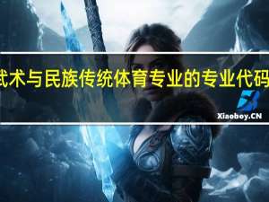 武术与民族传统体育专业的专业代码是什么