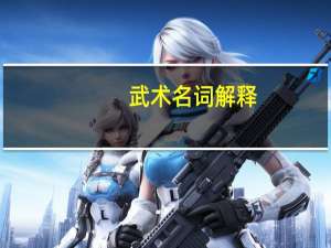 武术名词解释