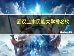 武汉二本民族大学排名榜