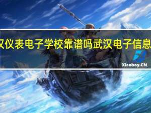 武汉仪表电子学校靠谱吗 武汉电子信息专修学院