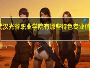 武汉光谷职业学院有哪些特色专业值得推荐