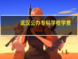 武汉公办专科学校学费