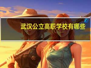 武汉公立高职学校有哪些