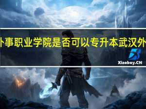 武汉外语外事职业学院是否可以专升本 武汉外语外事职业学校