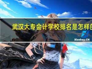 武汉大专会计学校排名是怎样的