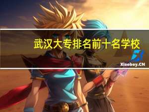 武汉大专排名前十名学校
