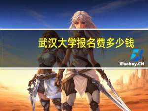 武汉大学报名费多少钱